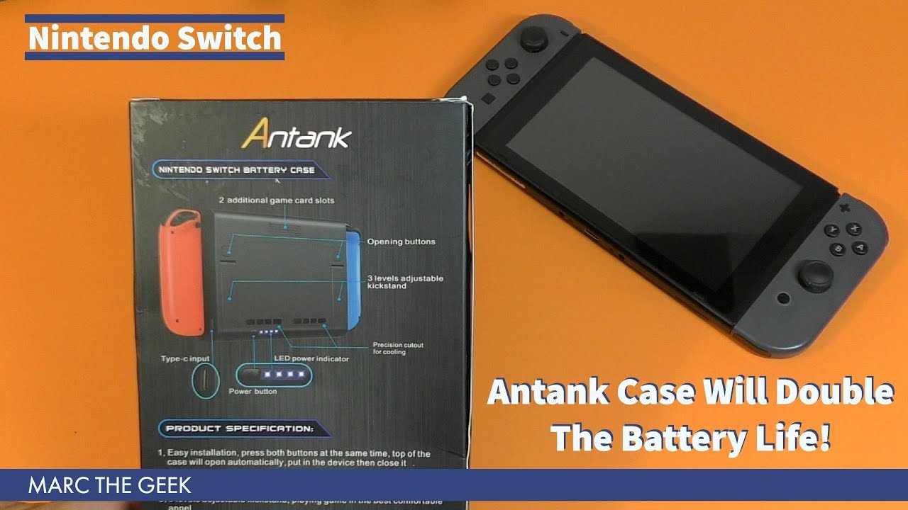 Nintendo Switch Antank Case Will Double The Battery Life!