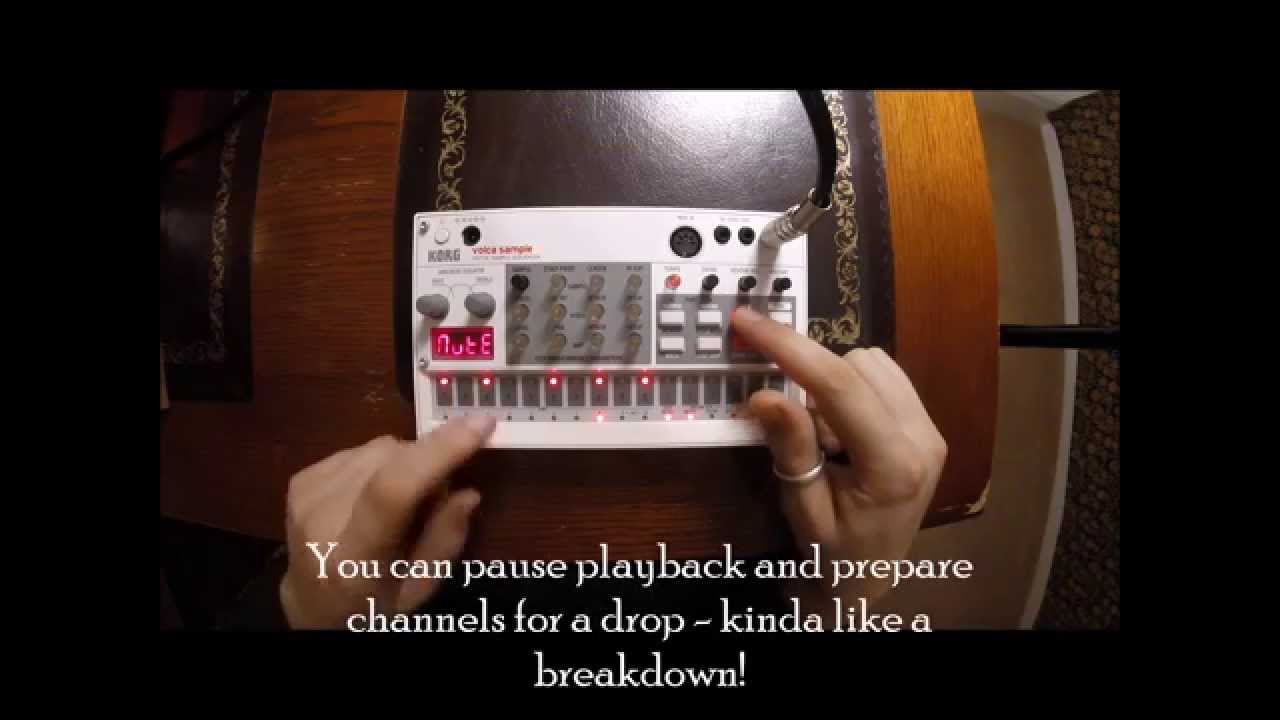 Korg Volca Sample Tutorial: Creating Endless Decay / Drones [by Schtang]