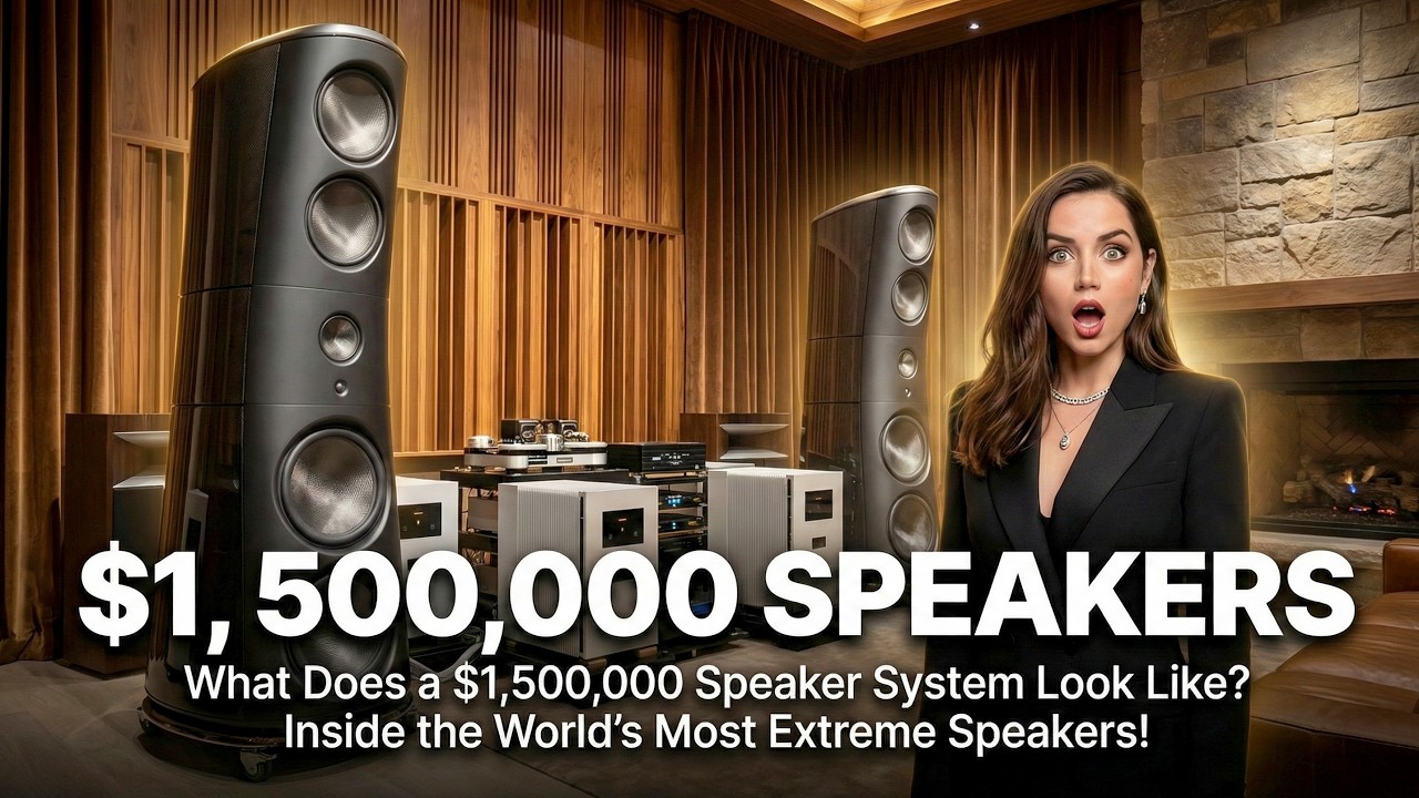 The World’s Most Expensive & Powerful Loudspeaker - This Is What $1,500,000 Speakers Look Like! WOW!