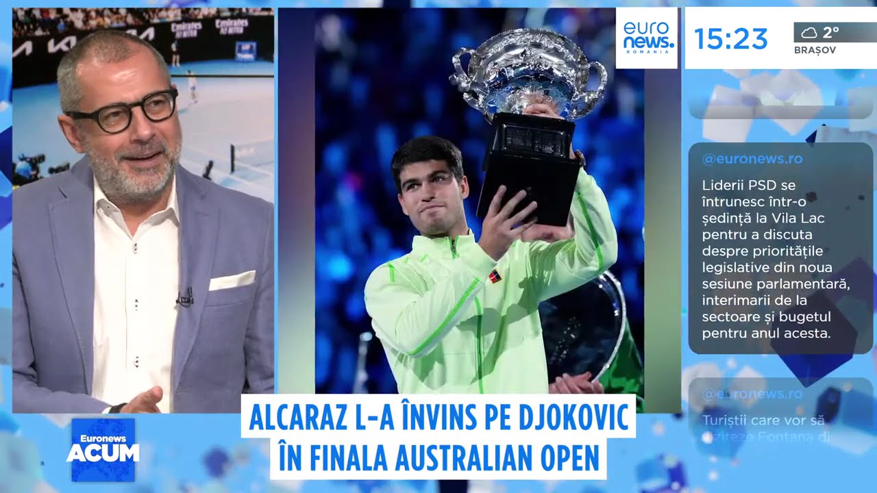 Alcaraz l-a învis pe Djokovic în finala Australian Open