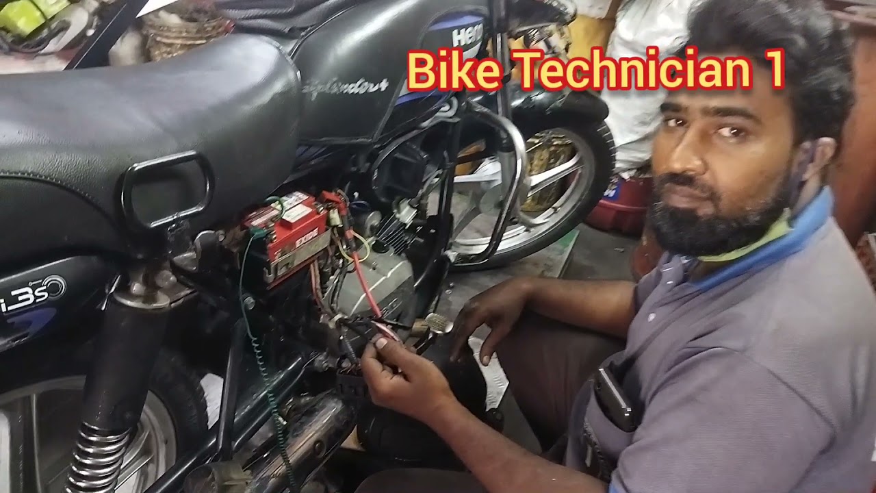 Hero Splendor i3S failure| small alteration | self and clutch switch work