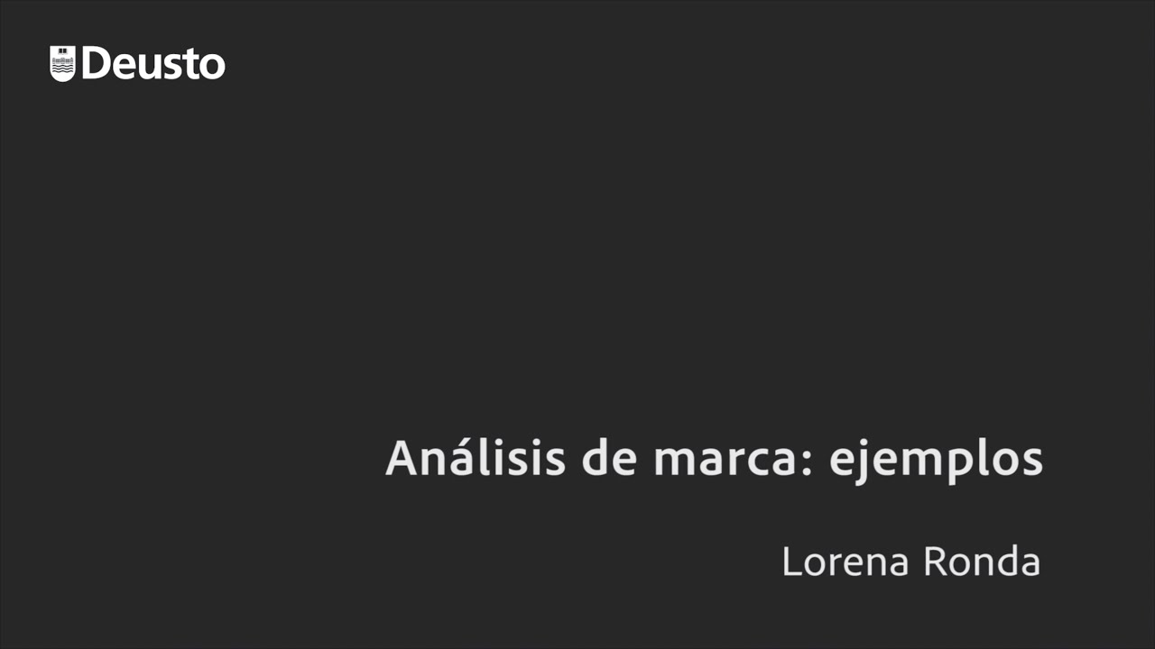 Análisis de marca: ejemplos. Lorena Ronda.