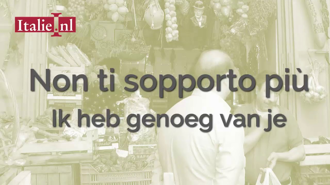 Italiaans leren - Italiaanse scheldwoorden - ruzie maken
