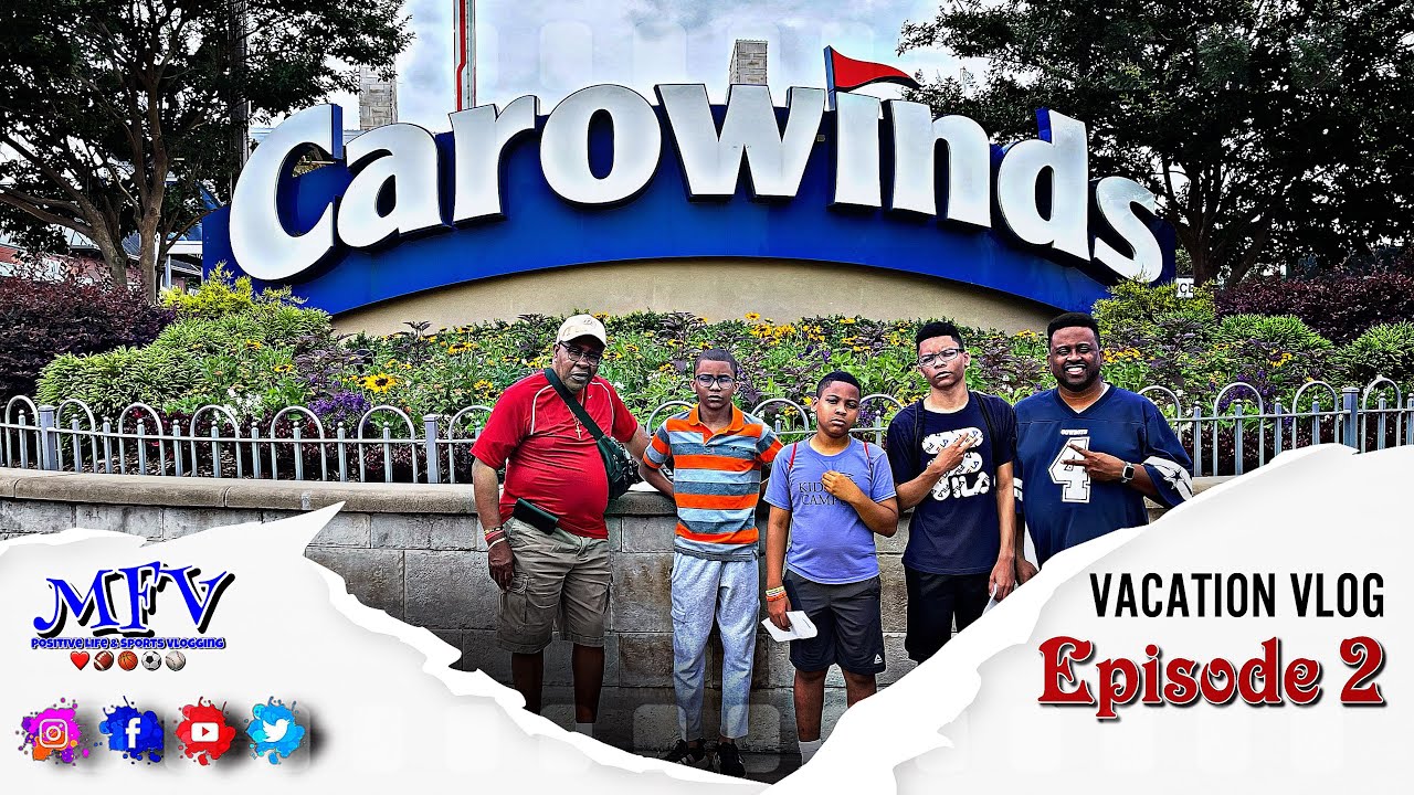 Our Visit to Carowinds 2023 | Vacation Vlog Episode 2 | MillerFlowVlogs
