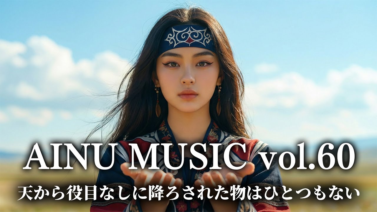 🎵 アイヌ音楽 Vol.60 - 天から役目なしに降ろされた物はひとつもない | AINU Music | Spiritual Healing World Song | Ekashina