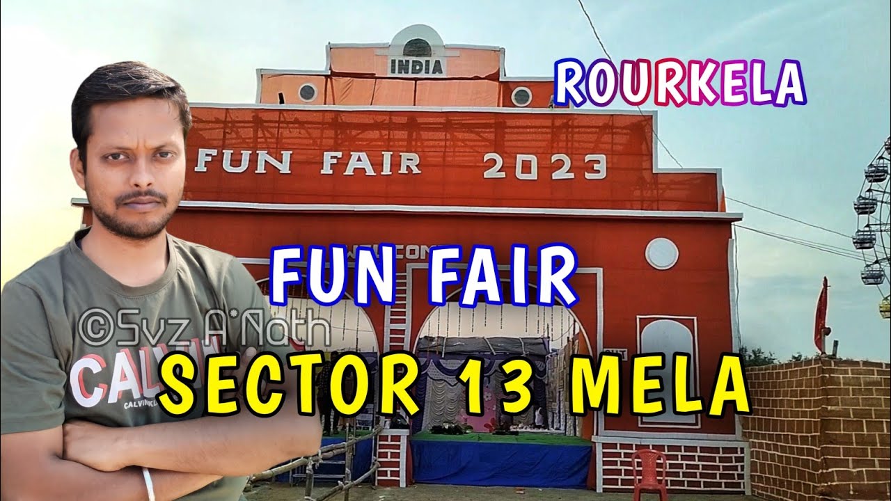Fun Mela Kab Se Suru Hoga | Fun Fair Rourkela 2023 | Biggest Amusement Mela | Trinath Sanon Vlog