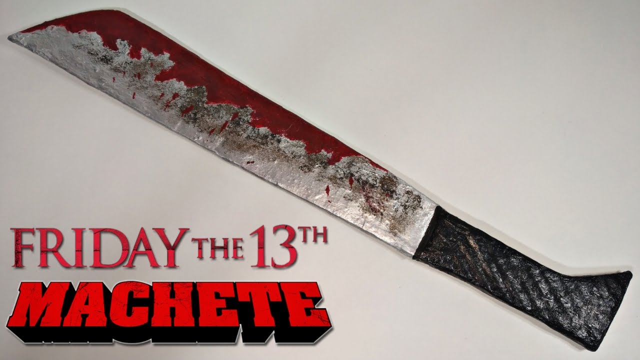 How to make Jason Machete from Friday the 13th From Cardboard at Home | Easy to make