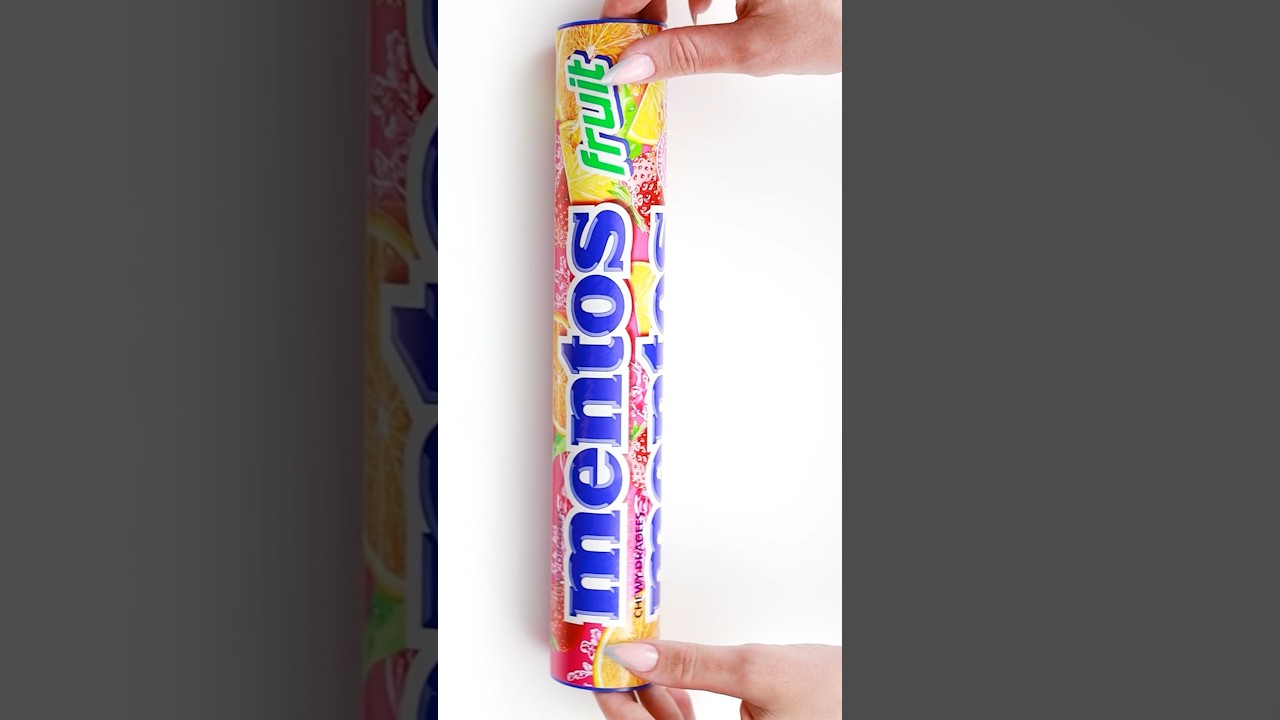 MENTOS FRUIT💥 #shorts #shortsvideo #mentos #caramel #candies #yummy #snacks