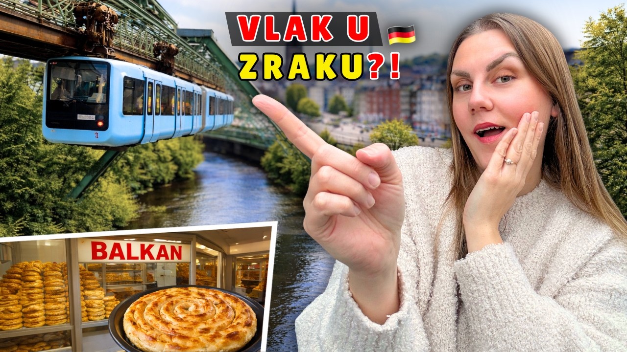VLAK iznad grada?! Ovo STVARNO postoji u Njemačkoj🇩🇪