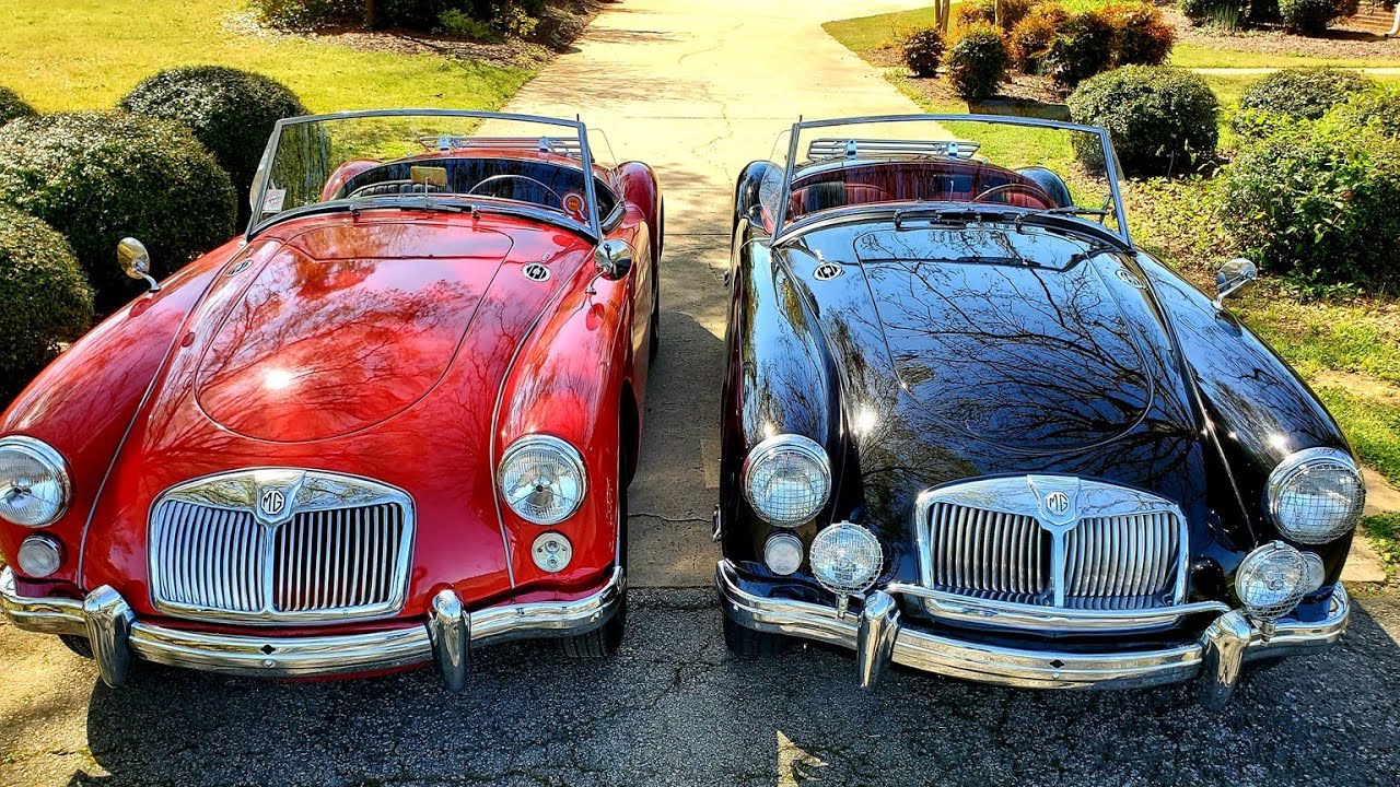 1962 MGA MKII comparison with 1960 MGA 1600