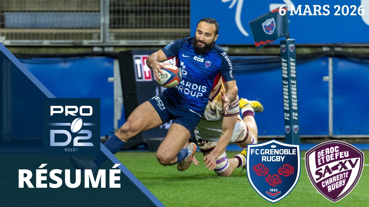 Pro D2 : le résumé de Grenoble vs Soyaux-Angoulême - Journée 22 Saison 2025/26