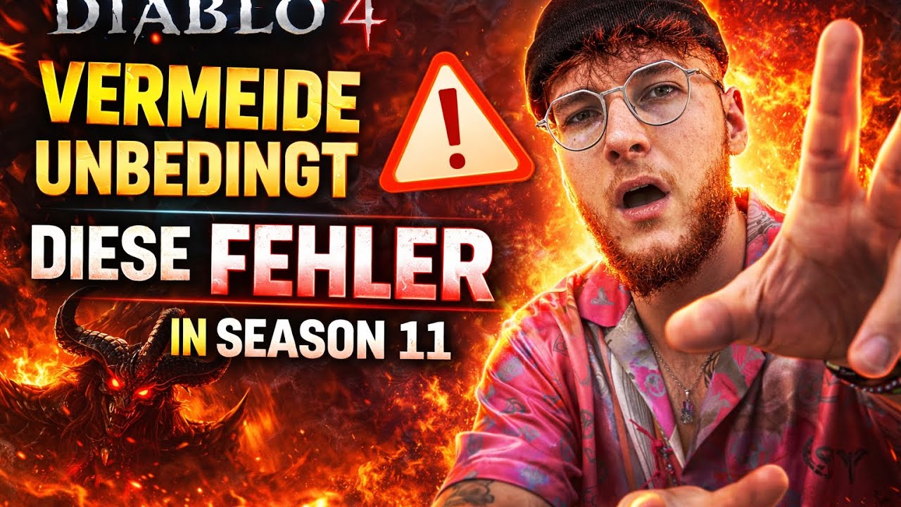 Diablo 4: Vermeide unbedingt diese Fehler in Season 11