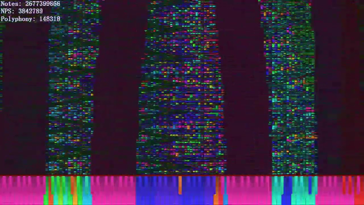 [Black MIDI] Necrofantasia Qualito Merge 9.7 Billion notes showcase