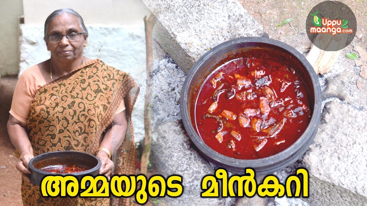അമ്മയുടെ   മീൻകറി |Kerala Meen Curry|Nadan meen curry|Uppumanga meen curry