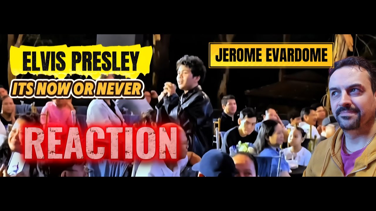 It’s Now Or Never - (The Clones) Jerome Evardome (KDR band) reaction