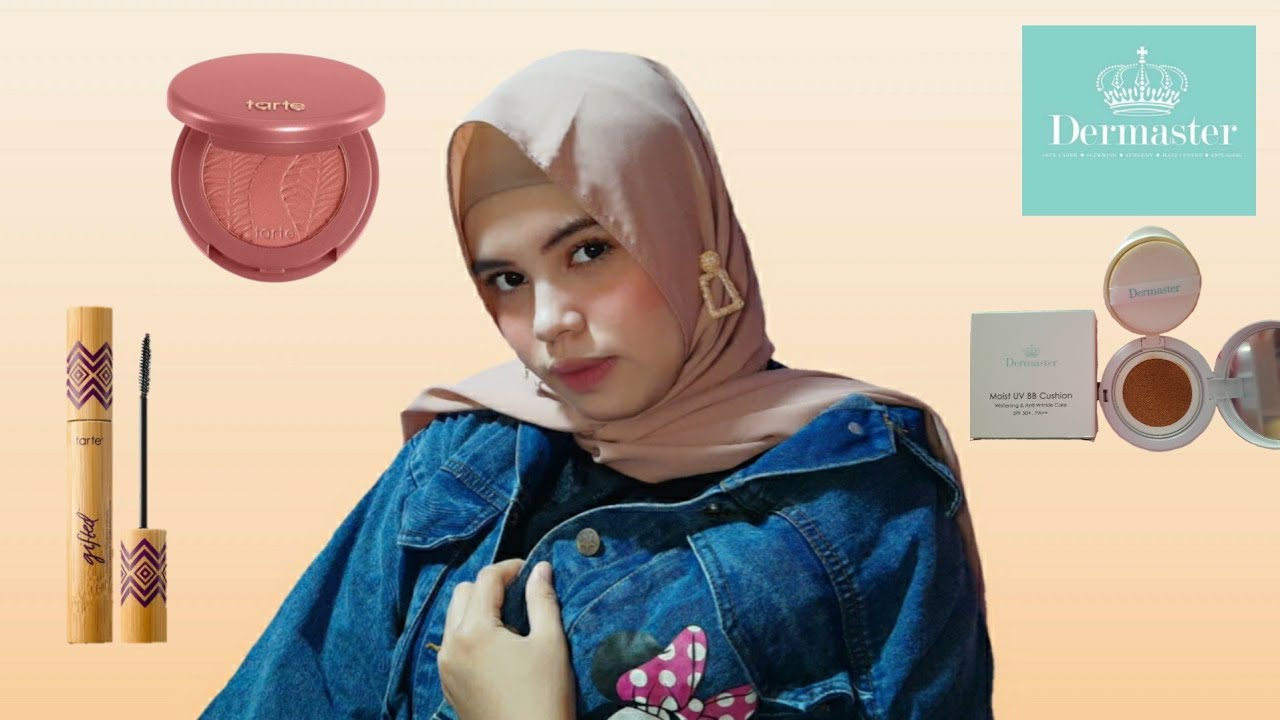 MAKE UP SIMPLE WITH DERMASTER BB CUSHION & TARTE 💄