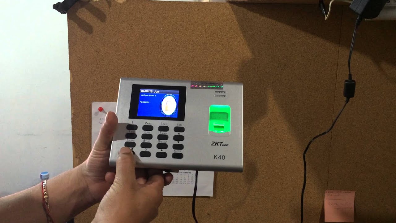 ZK K40 Funcionando correctamente