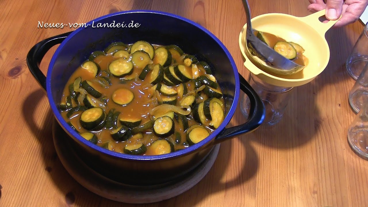 Zucchini-Chutney – ganz einfaches Rezept – extrem lecker! #Wintervorrat #selbereinmachen