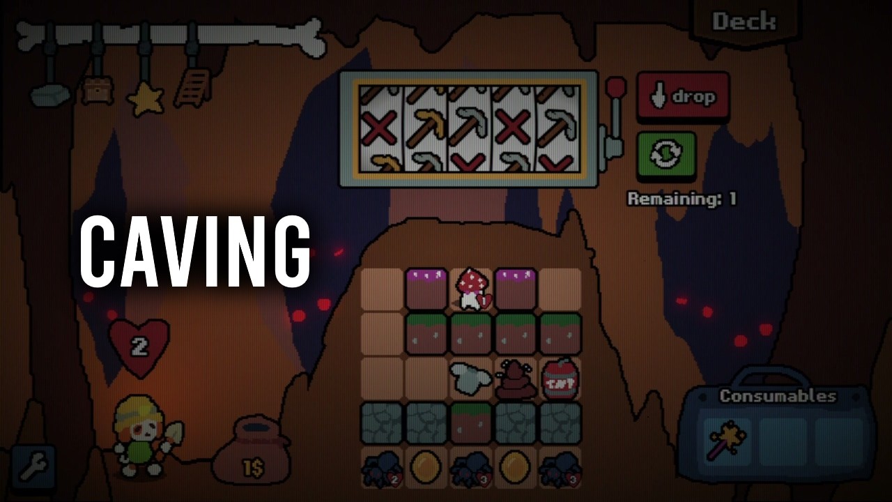 CAVING roguelike
