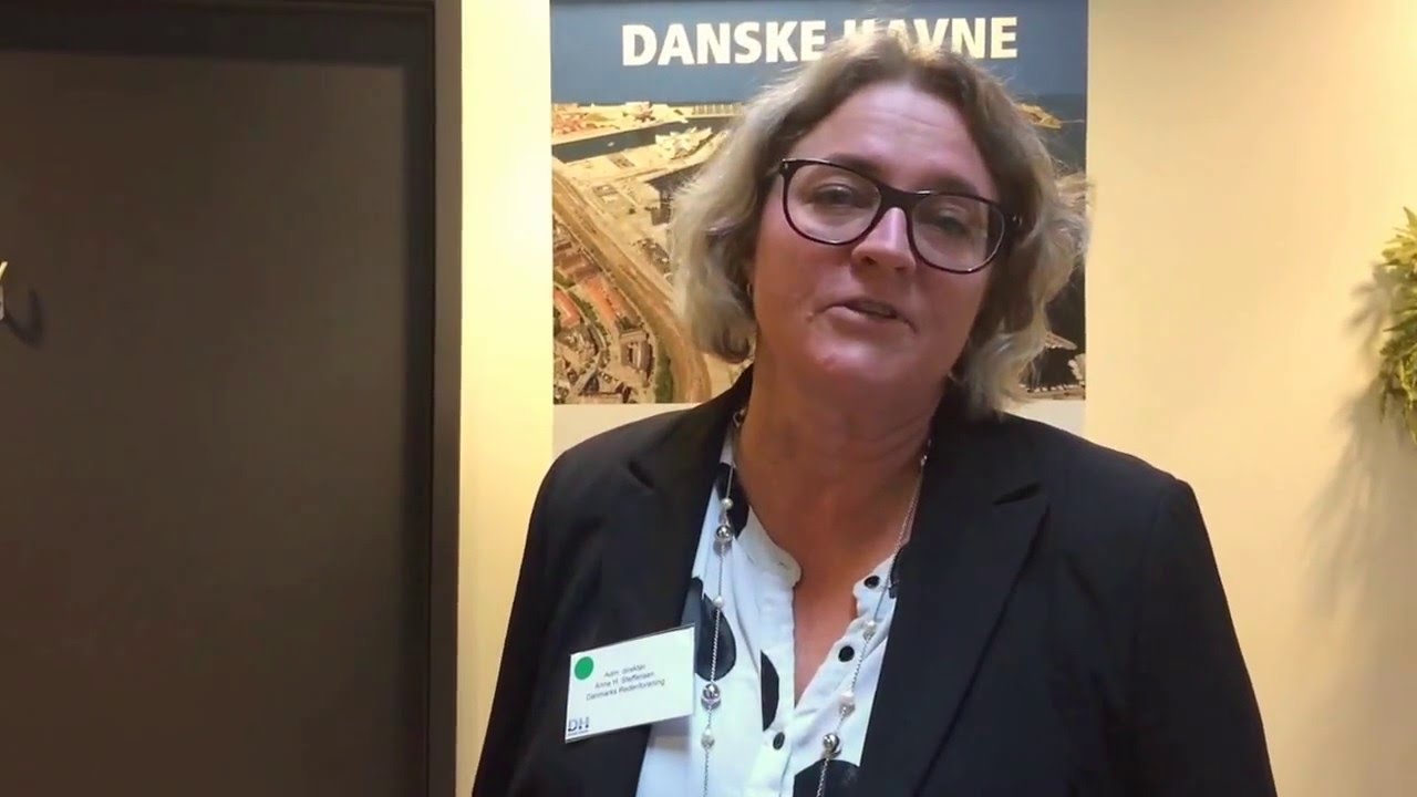 Adm. direkt&oslash;r Anne Steffensen i Danmarks Rederiforening taler p&aring; Havnekonferencen 2016