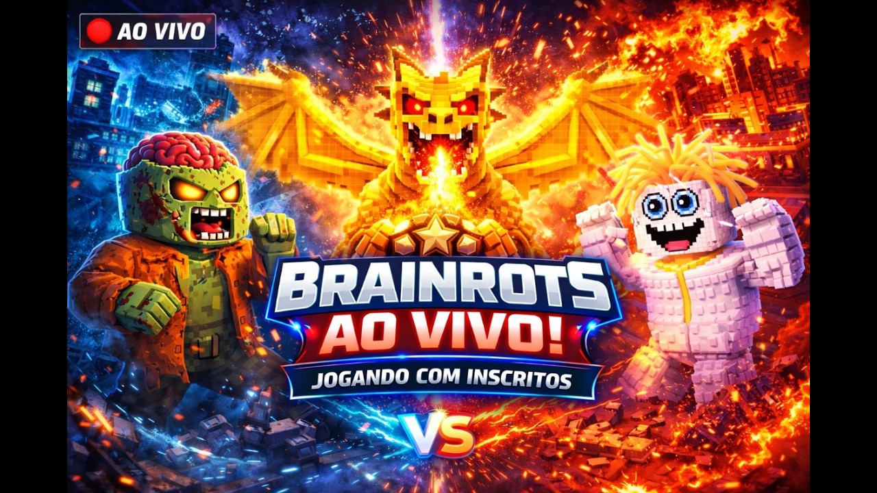 JOGANDO QUALQUER JOGO COM INSCRITOS (BRAINROTS X1)