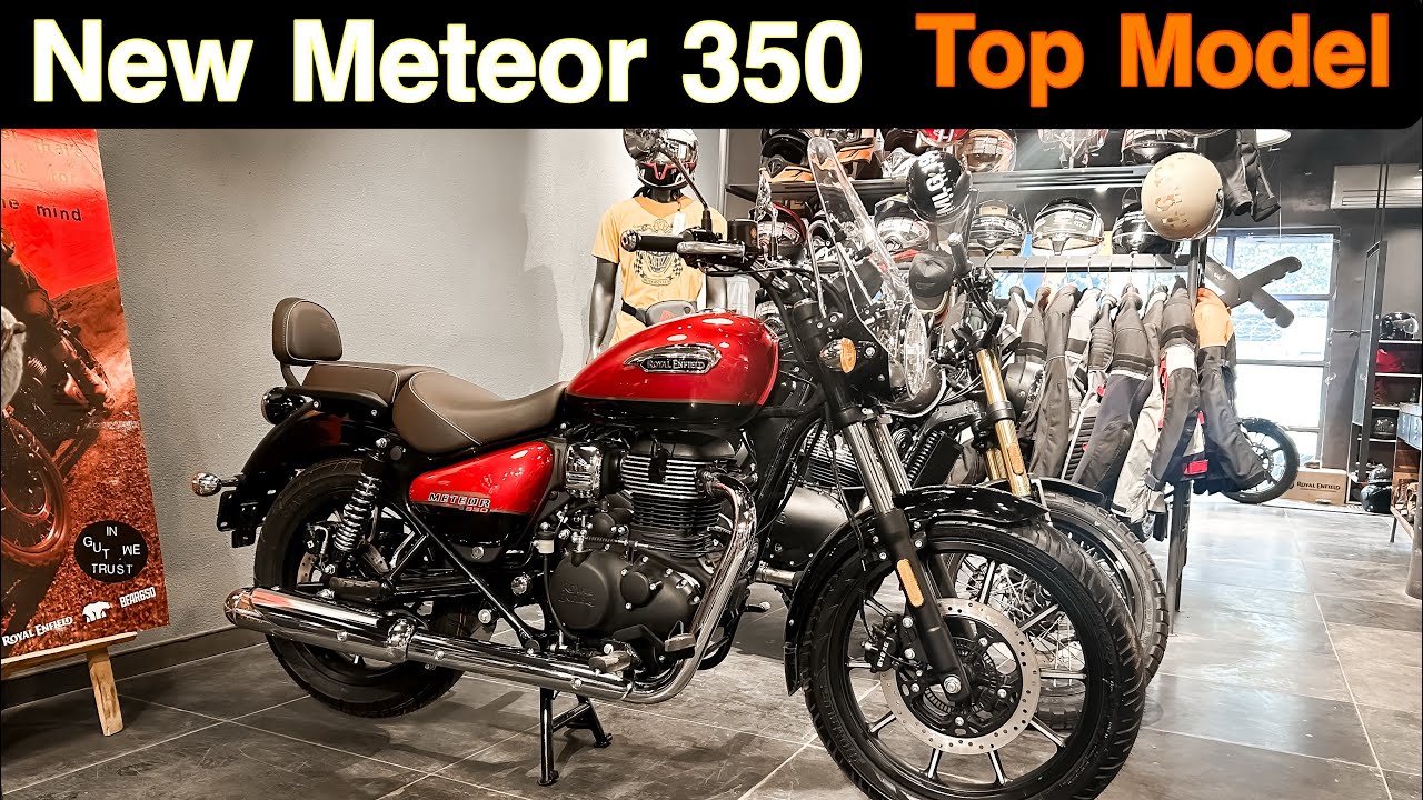 New Meteor 350 Supernova Red Colour price Top Speed All detailed review video #royalenfield