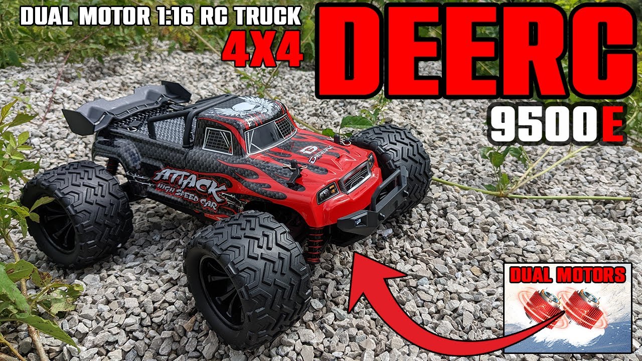 DEERC 9500E Dual Motor 4x4 RC Truck Review