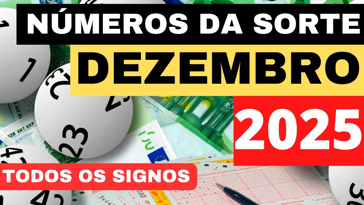 🍀 N&Uacute;MEROS DA SORTE: DEZEMBRO 2025 | TODOS OS SIGNOS