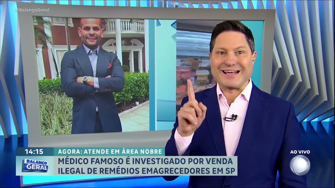 Médico famoso na internet é investigado por venda ilegal de remédios emagrecedores | BALANÇO GERAL  