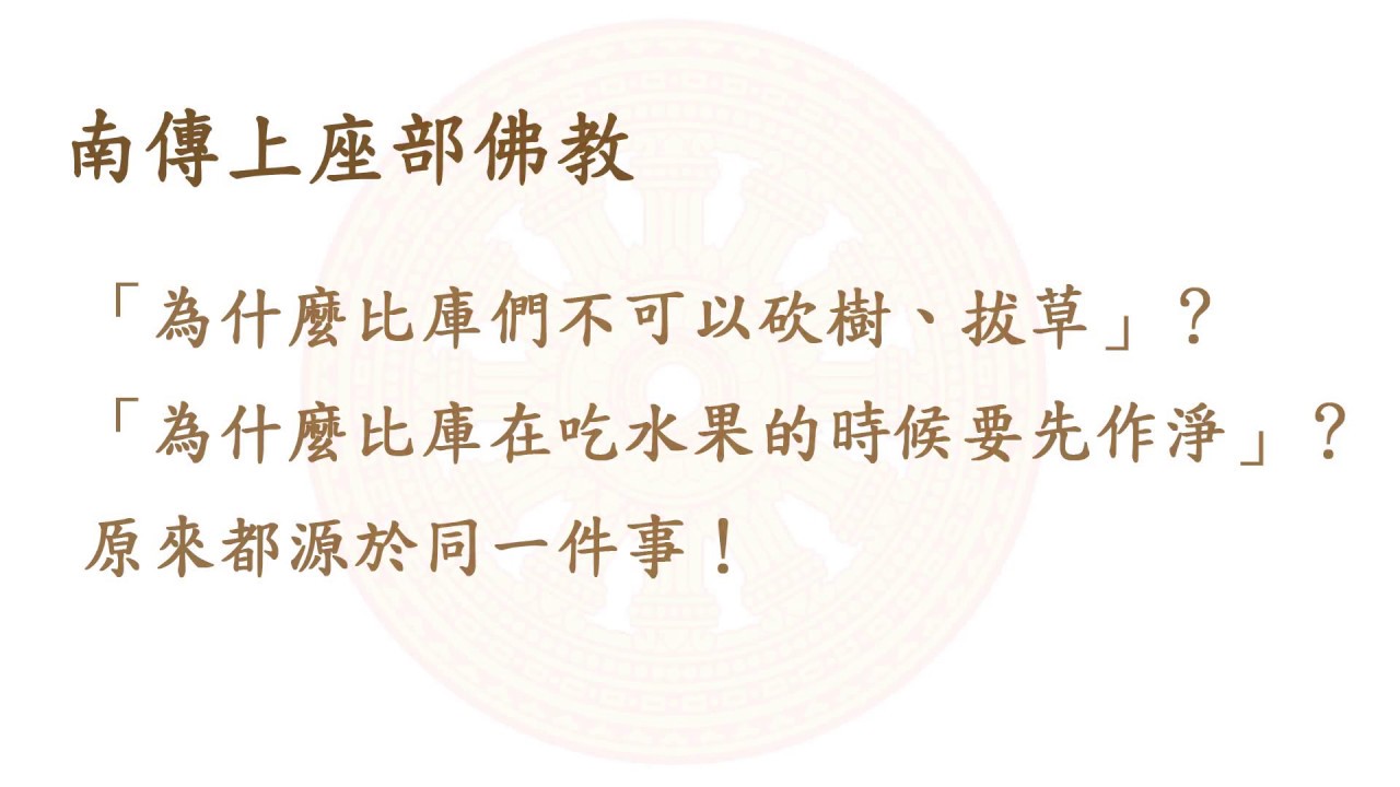 什麼比庫不可以砍樹、拔草？為什麼比庫在吃水果的時候要先作淨？原來都源於同一件事！！(cc字幕，請開啟字幕)
