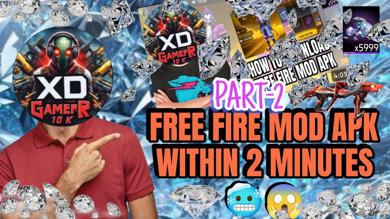 FREE FIRE MOD APK WITHIN 2 MINUTES [PART-2]😱 #freefire #freefiremods #freefire_hack #viral #part2 