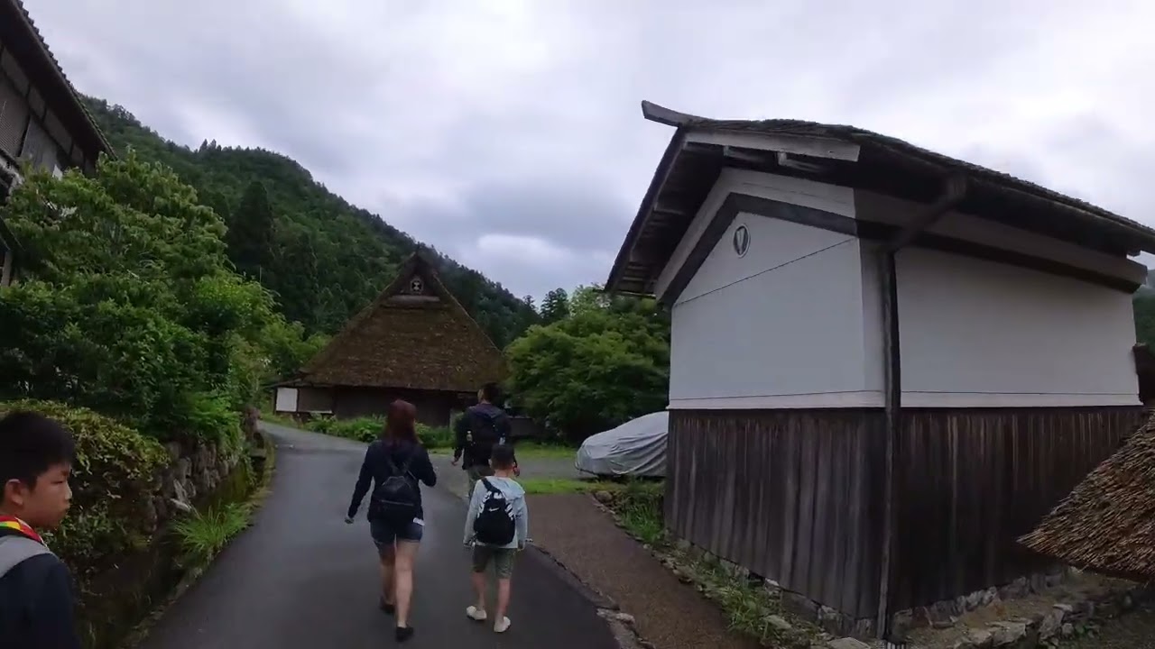 Miyama’s Thatched Village Kayabuki no Sato, Kyoto, Japan  京都美山町 合掌村