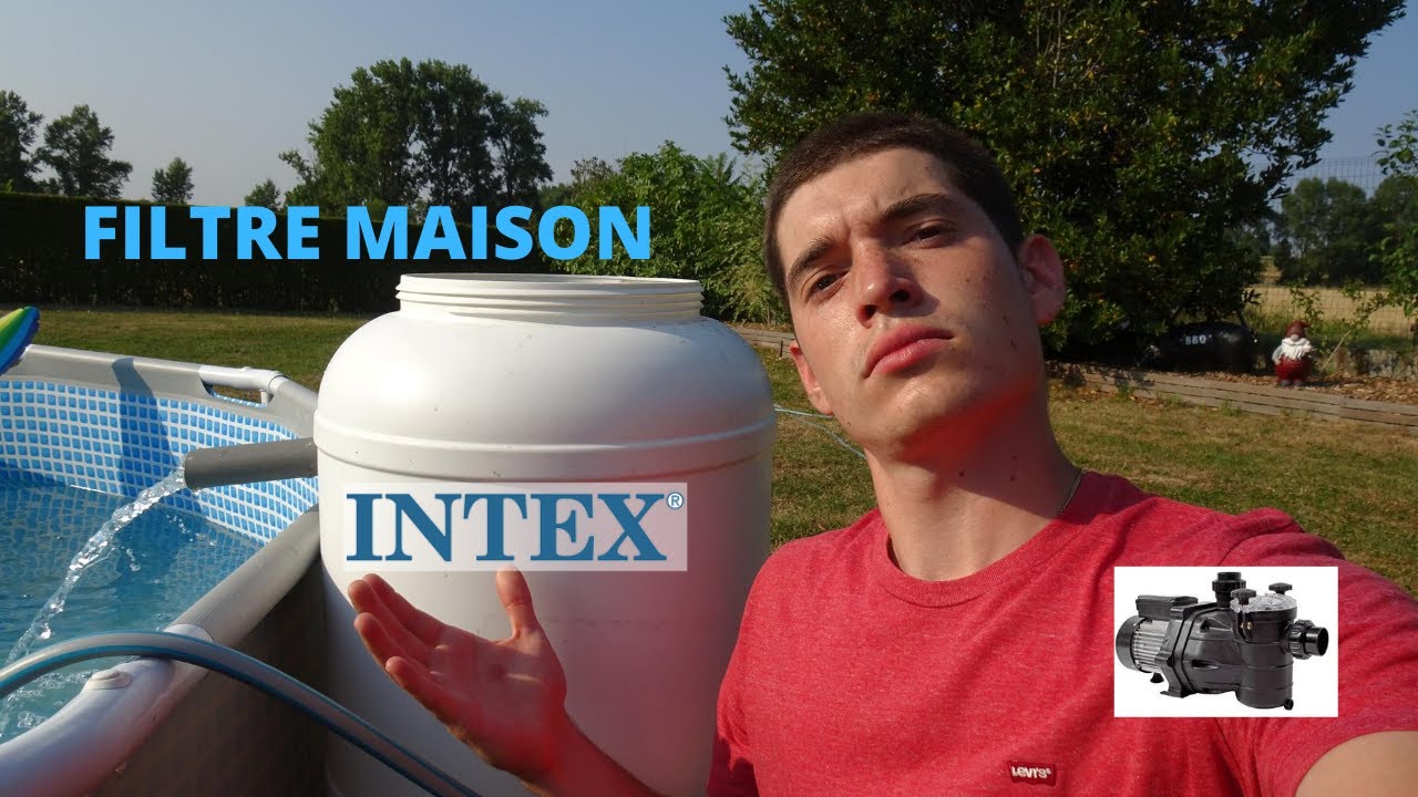 FAIRE UN FILTRE POUR PISCINE INTEX OU AUTRES! ENFIN DE L'EAU BLEU!🤿-Leconfiné