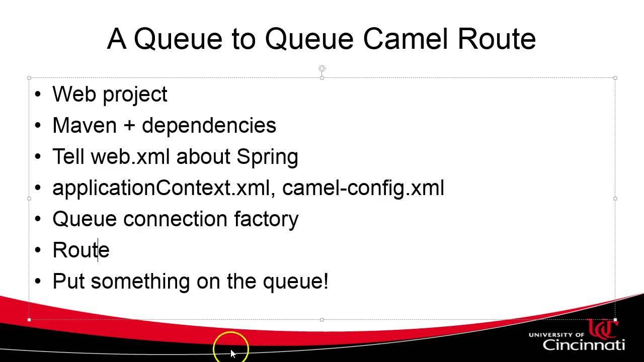 Create a simple queue to queue Apache Camel route