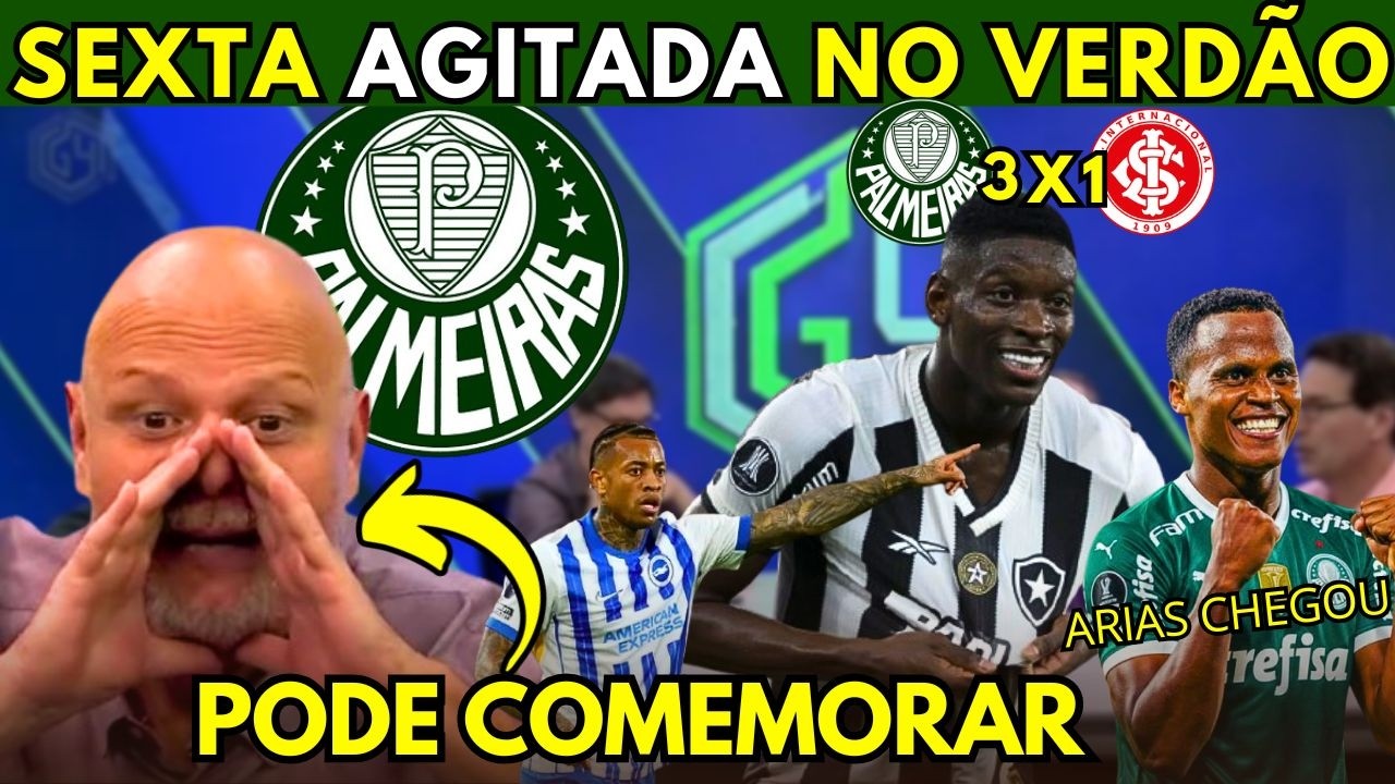 🤯SAIU AGORA! LUIZ HENRIQUE NO VERDÃO? MASSINI SOLTOU O VERBO APÓS VITÓRIA! ARIAS CHEGOU E BIDOU