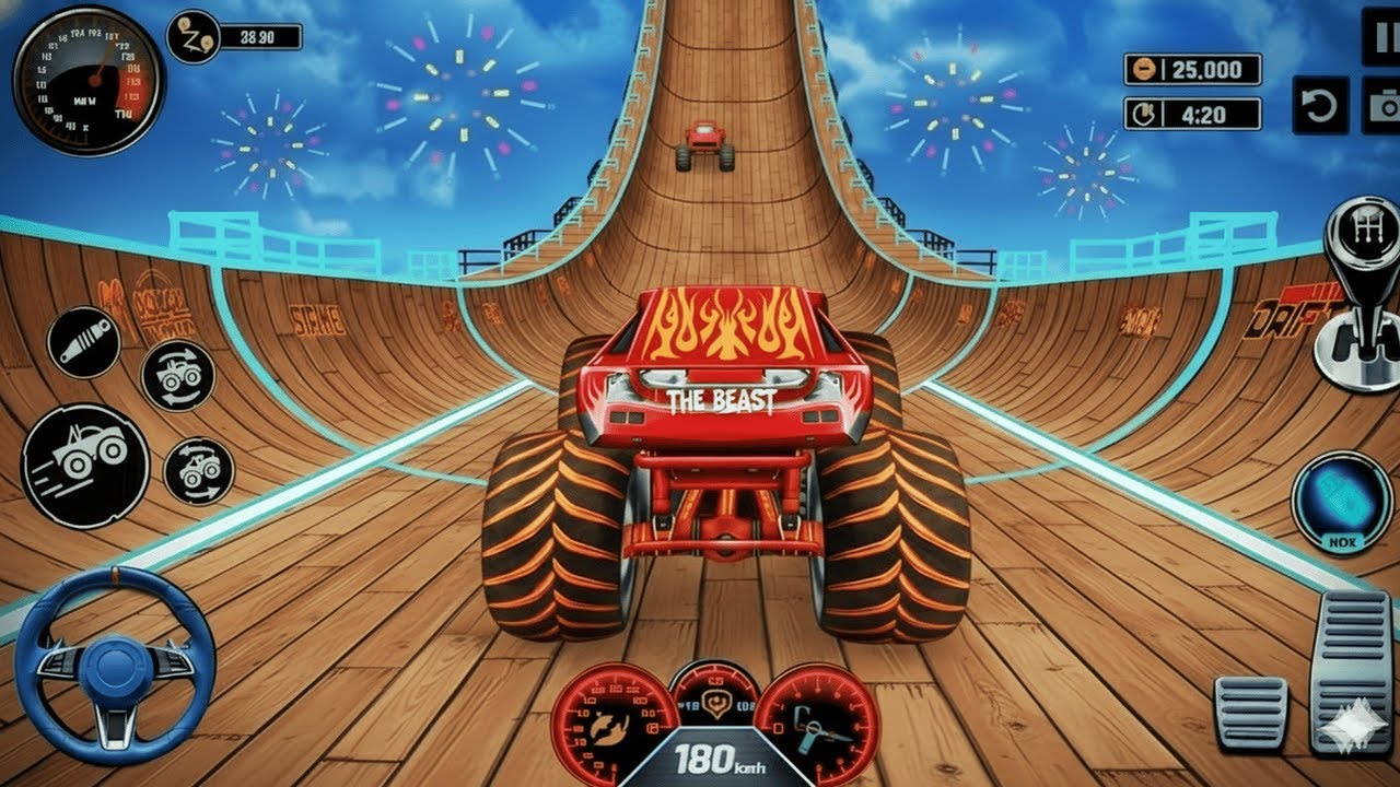 Insane Monster Truck Mega Ramp Challenge 🚀 Gravity-Defying Stunts & Crashes | Android Gameplay