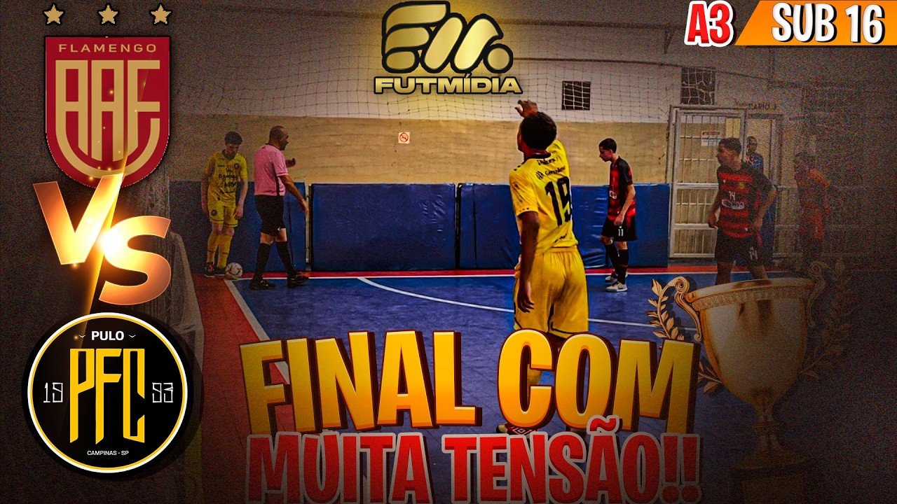 FLAMENGO x PULO FUTSAL - FINAL DA A3 SUB 16