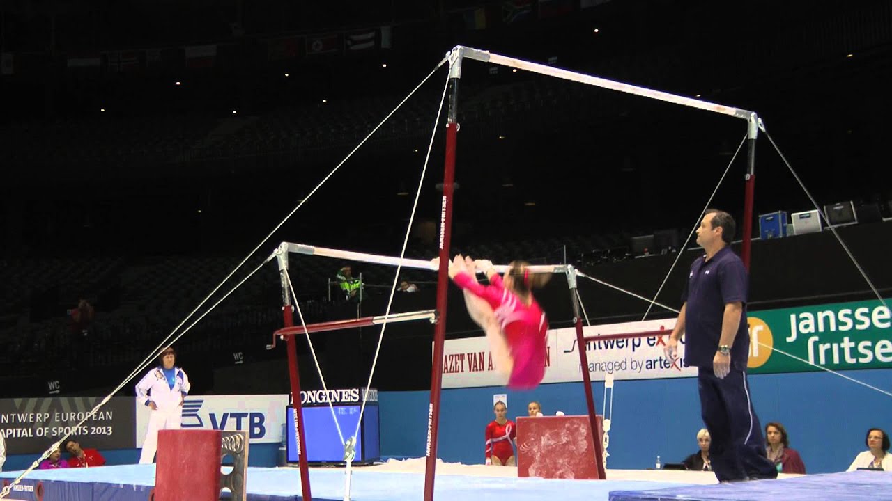 McKayla Maroney - Uneven Bars - 2013 World Championships - Podium Training