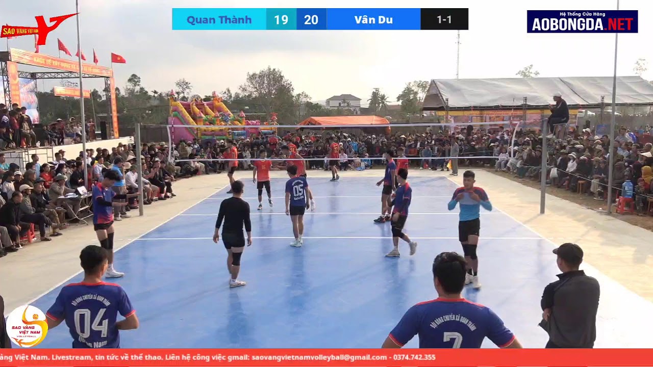 Vân Du(Văn Phương,Tuấn Huy) vs Quan Thành(Cu Bắc,Tiến Duật)| Giải bóng chuyền xã