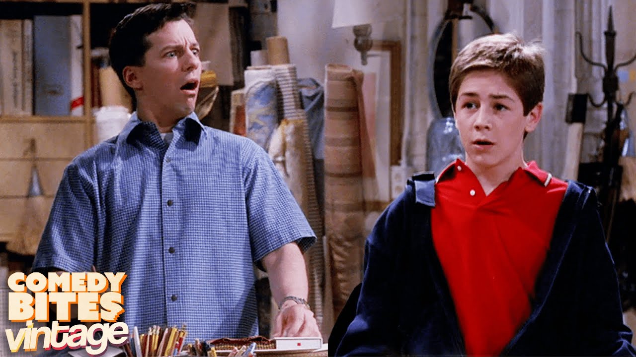 Gay Dad Rejects his Biological Son! - Will & Grace - Comedy Bites Vintage