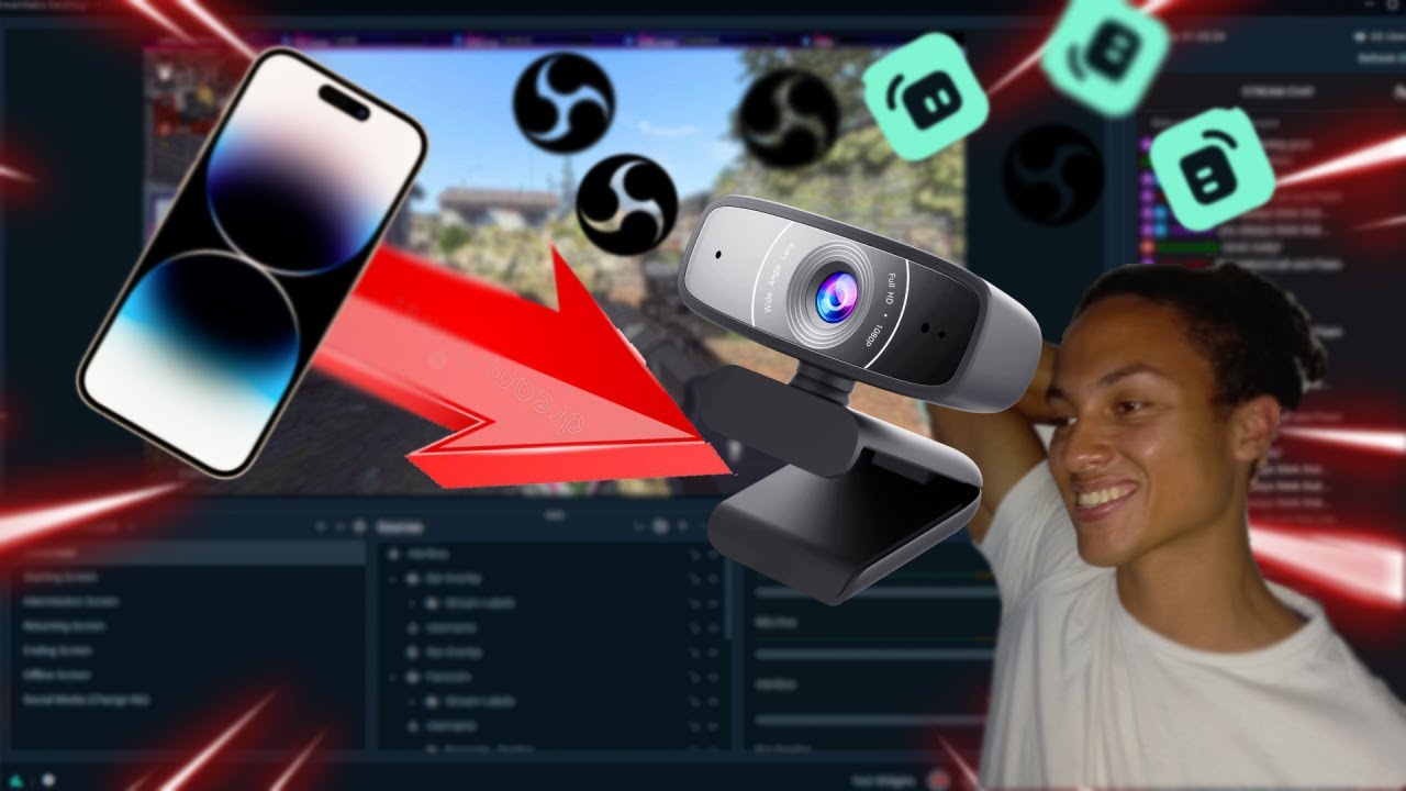 Tutoriel OBS Studio : Transformez votre t&eacute;l&eacute;phone portable en webcam