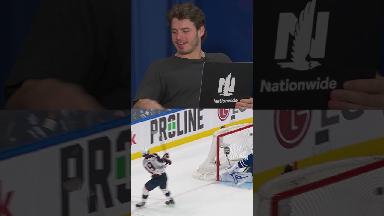 Are Cole Sillinger and Adam Fantilli in agreement for our best November goals?! 🤔