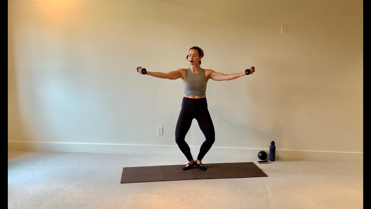 Barre Classic | Props: hand weights, ball