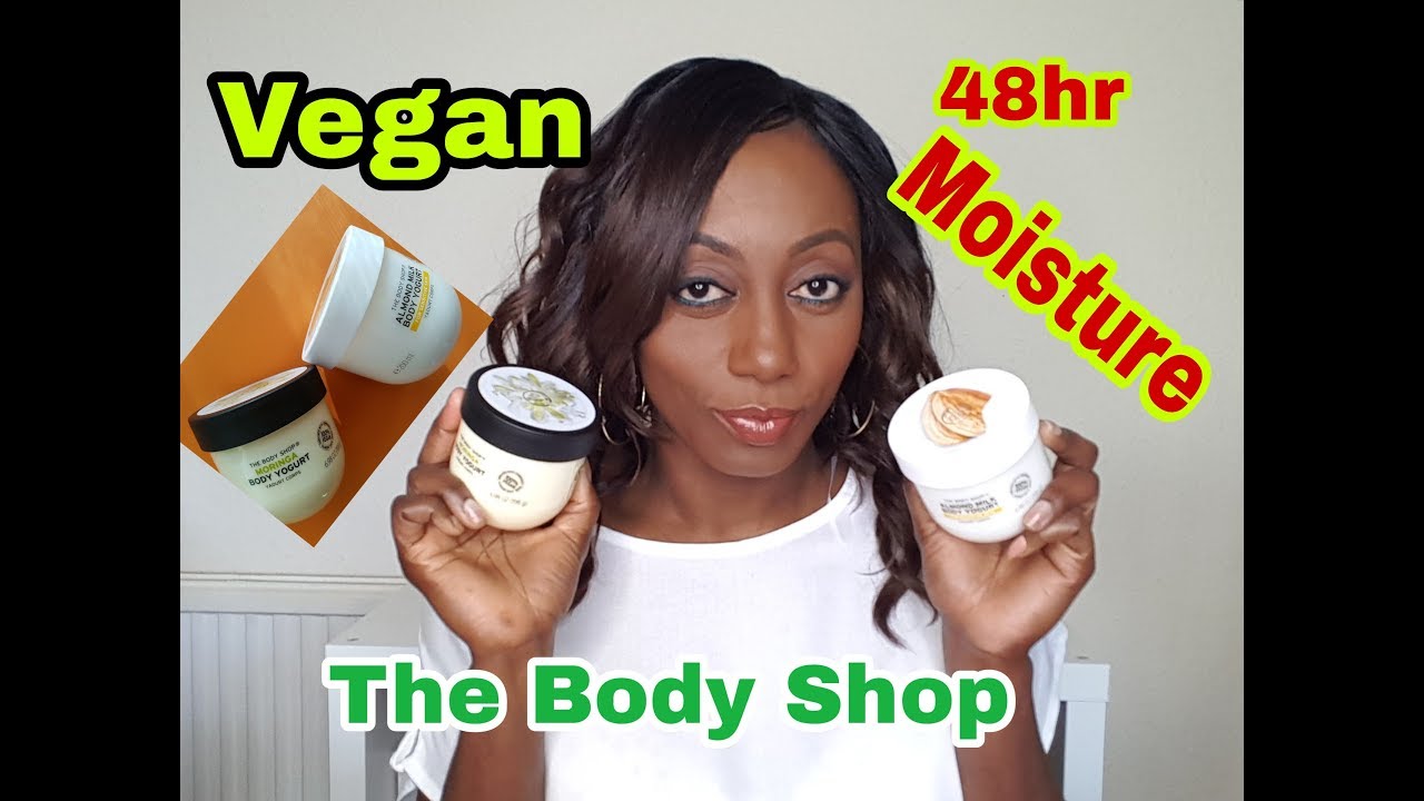 The Body Shop Moringa and  Almond Milk Body Yogurt Vegan Cream Review