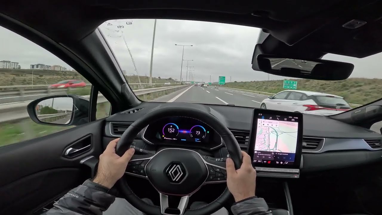 2024 Renault Captur Esprit Alpine 1.6 E-TECH Hybrid 145 HP POV Test Drive