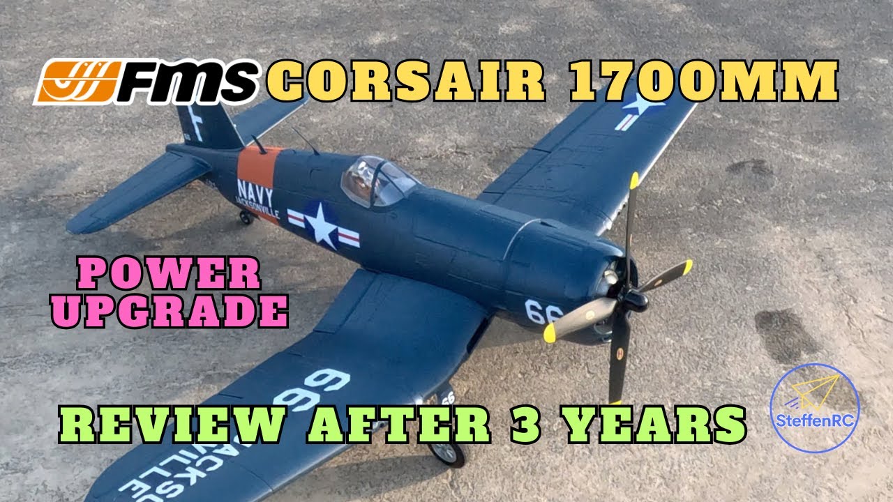 FMS Corsair 1700mm F4U long term review and motor upgrade