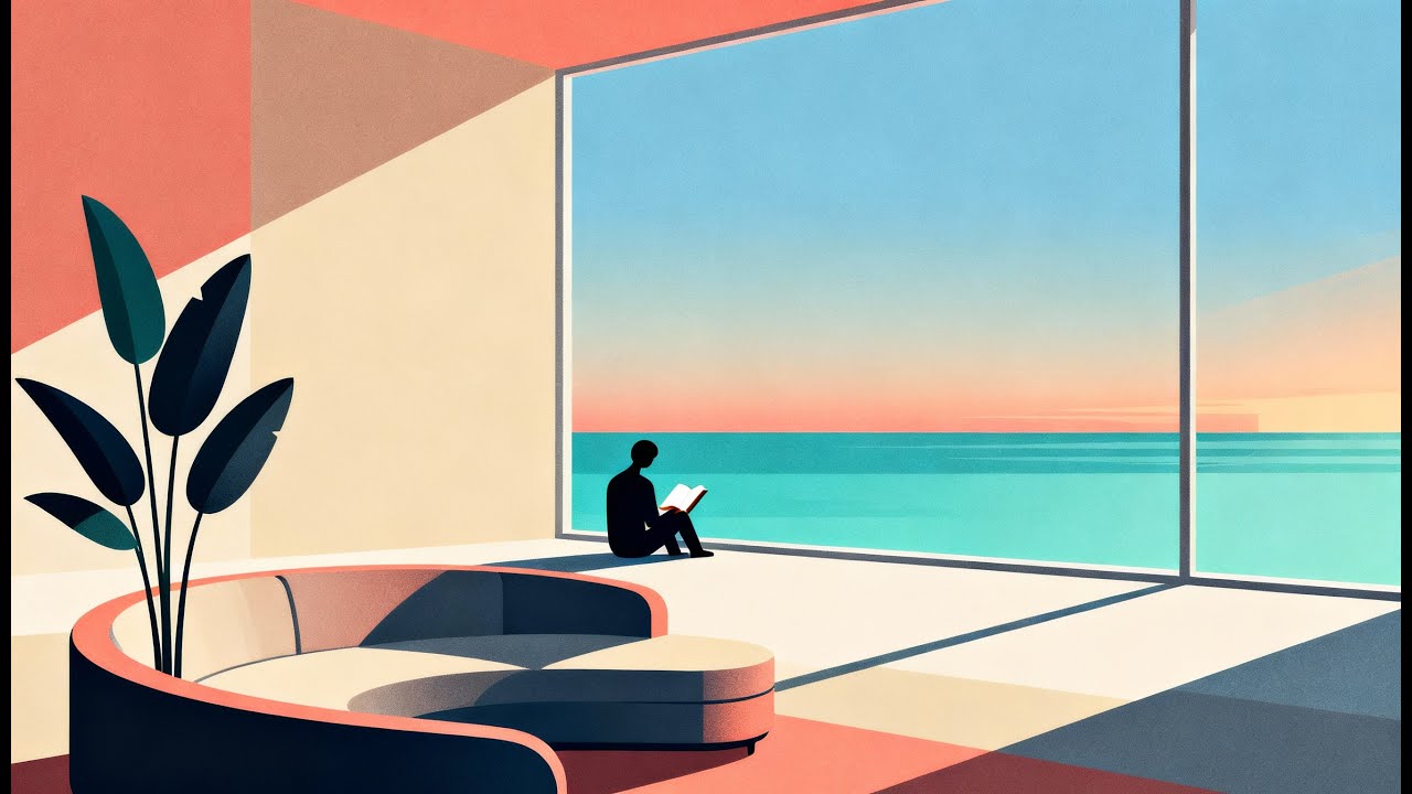 ☾ Moonlit Coastal Lounge Music: Bossa Nova Jazz for Relax, Study & Chill