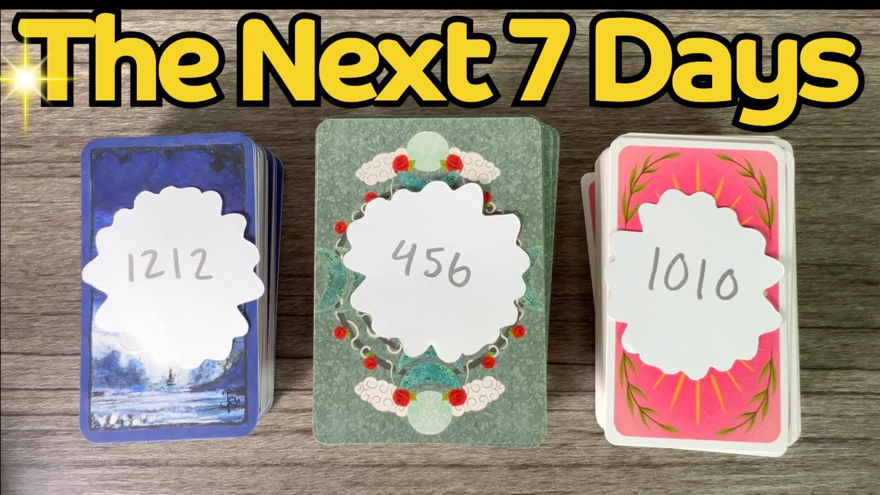 The Next 7 Days ✨ Weekly Tarot Pick A Card Reading ✨