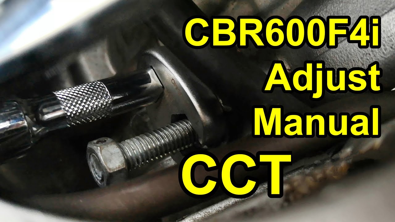 How to Adjust Manual CCT Cam Chain Tensioner Honda CBR600F4i CBR600F4 2018-02-03