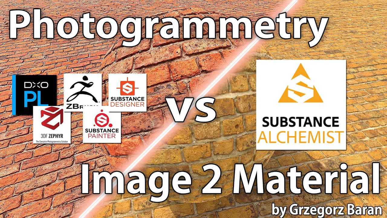 Фотограмметрия против метода Single Image to PBR Material с Substance Alchemist — сравнение
